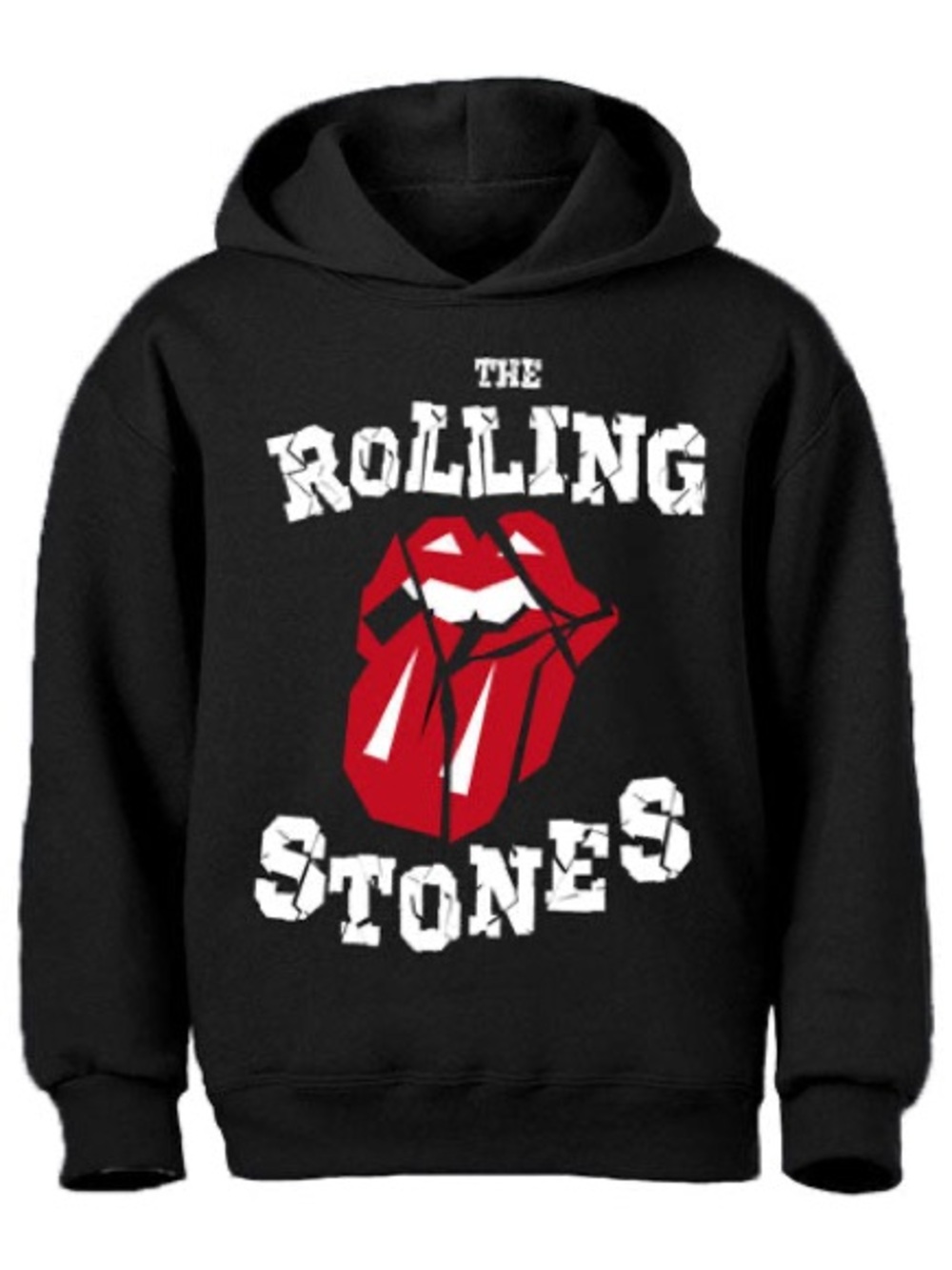 Rolling Stones UNISEX HOODIE - Stone Letters - Pullover. Size M 🎸NWT